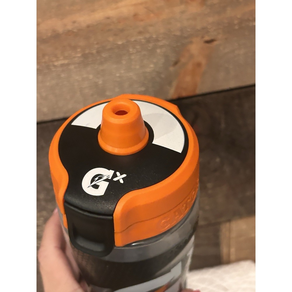 Gatorade Bottle Black GX Hydration System Non-Slip 30oz 887mL Squeeze Sports - Picture 4 of 6